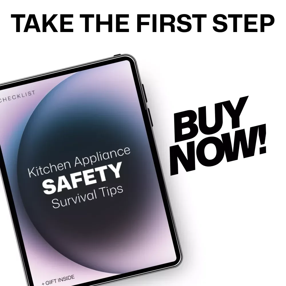 Kitchen Appliance Safety Survival Tips – Printable Checklist for Home Cooks, Families & Renters | Essential Kitchen Appliances Safety Tips