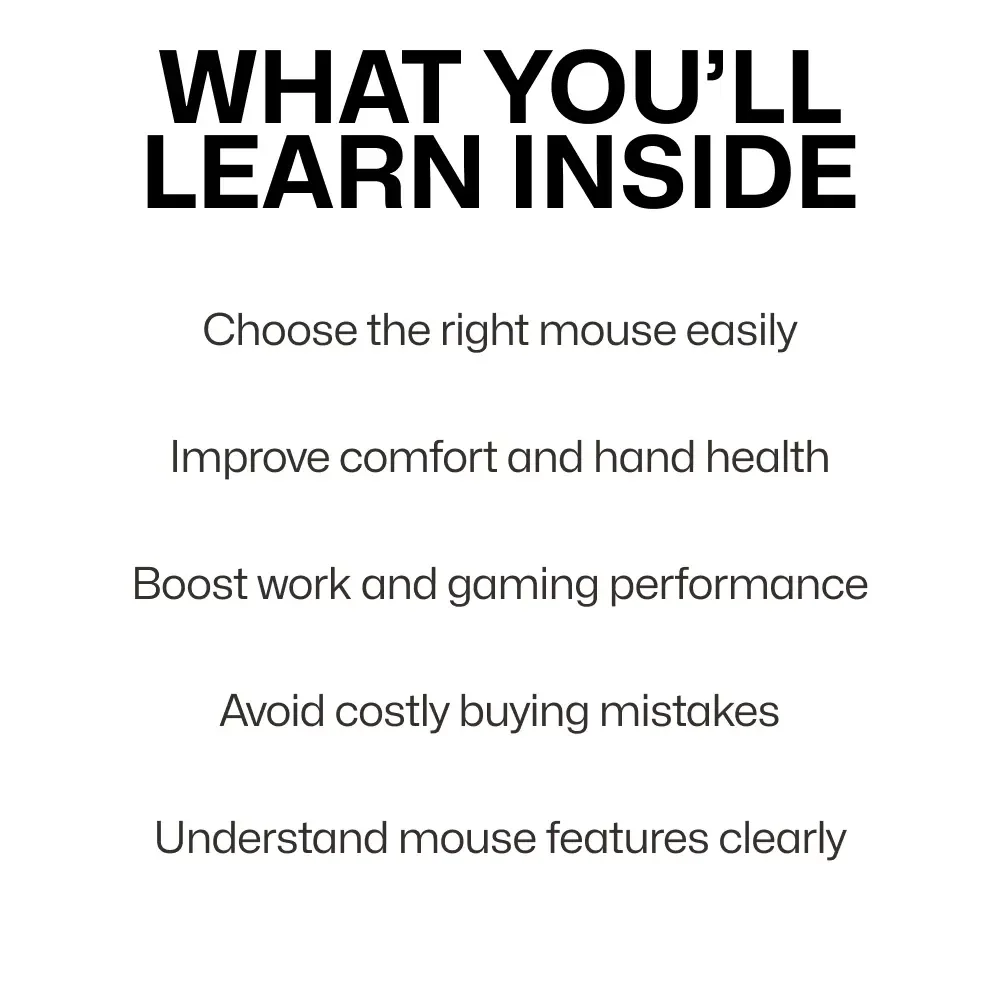 Work, Play, Click: Choosing Your Ideal Mouse – The Ultimate Guide on How to Choose a Mouse for Work, Gaming & Everyday Use