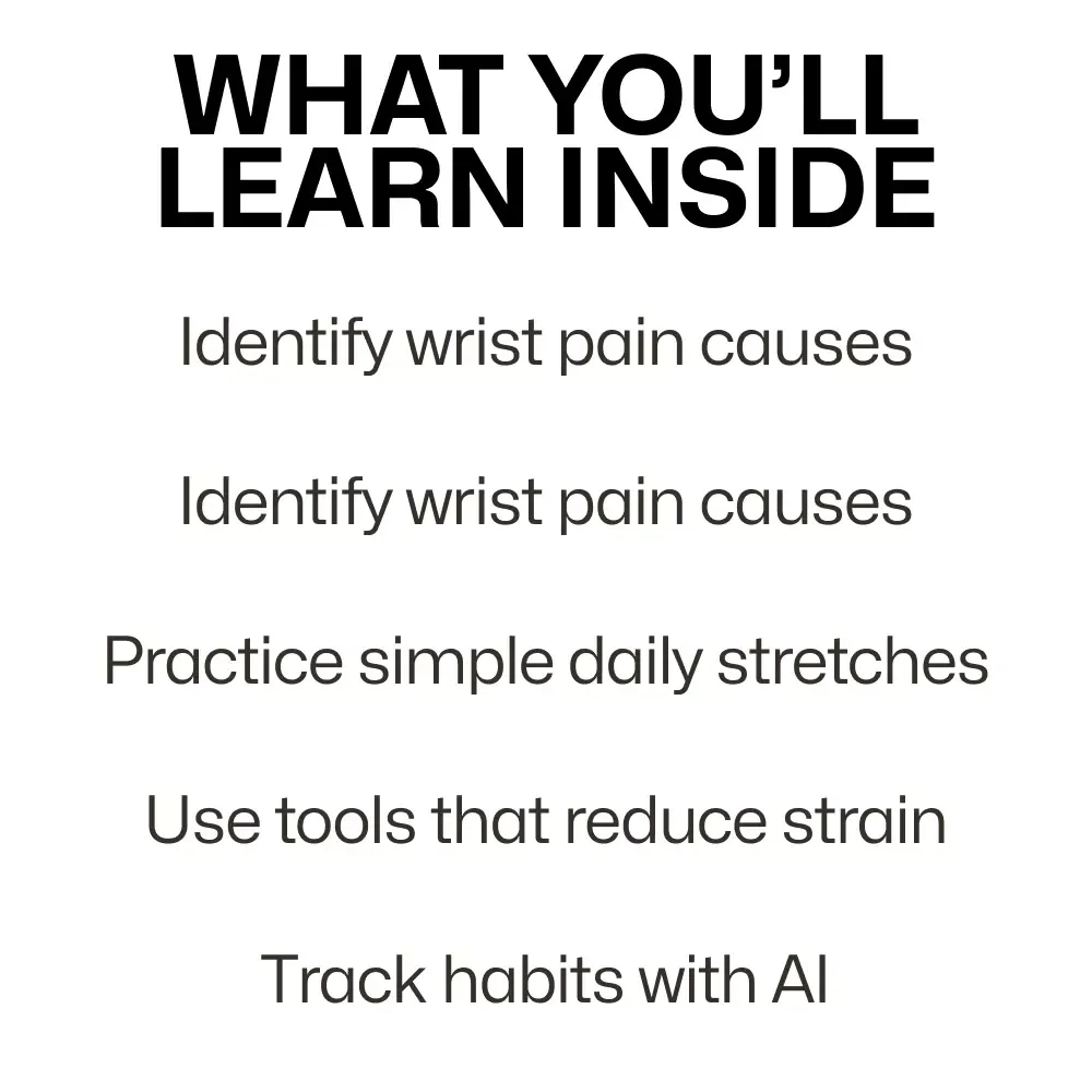 Ergonomic Typing: Protect Your Wrists Every Day – Keyboard Wrist Pain Prevention eBook & Digital Guide