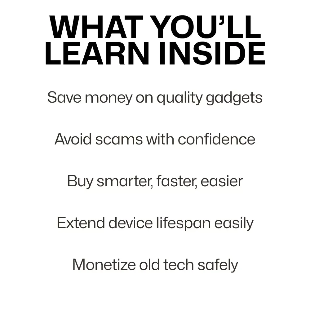Buying Pre-Owned Gadgets – Smart Guide to Second-Hand Tech | second hand gadgets is it worth it | Save Money, Avoid Scams, Maximize Value
