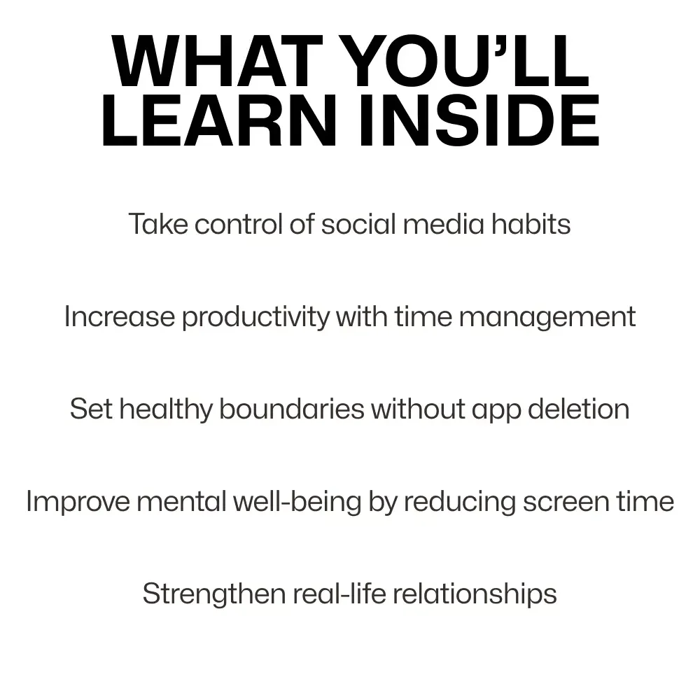 Easy Ways to Use Social Media Less: A Simple Guide to Limit Social Media Without Deleting Apps