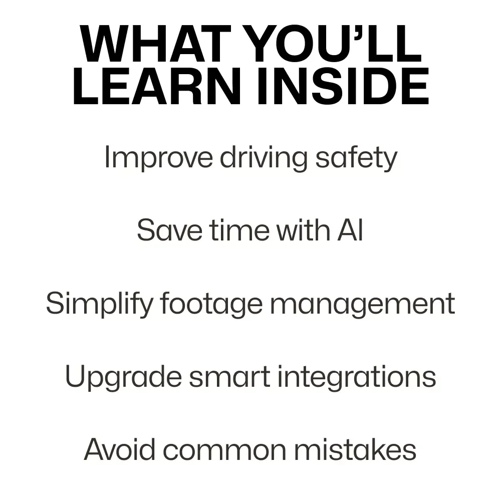 Drive Smart: Your Dash Cam Guide - How to Choose the Perfect Dash Cam for Your Car