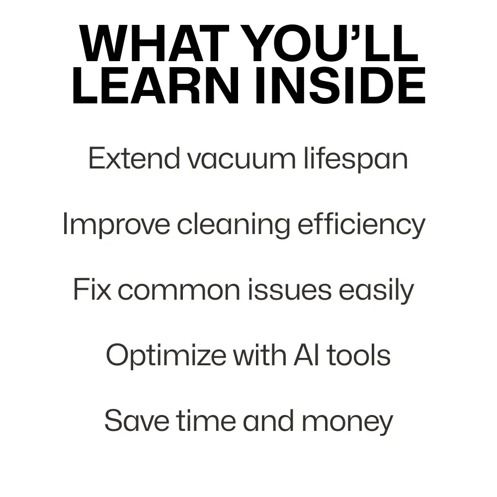 A Beginner’s Guide to Robot Vacuum Maintenance: Essential Tips for Cleaning, Care, and Efficiency