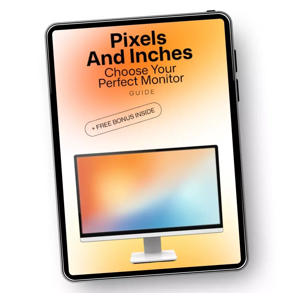 Pixels and Inches: Choose Your Perfect Monitor – Clear Guide to End Monitor Resolution vs Size Confusion for Work, Gaming & Creative Displays
