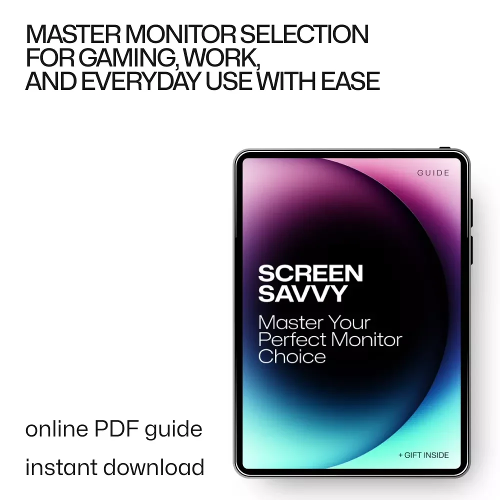 Screen Savvy: Master Your Perfect Monitor Choice | How to Choose a Monitor Guide for Gaming, Work & Everyday Use