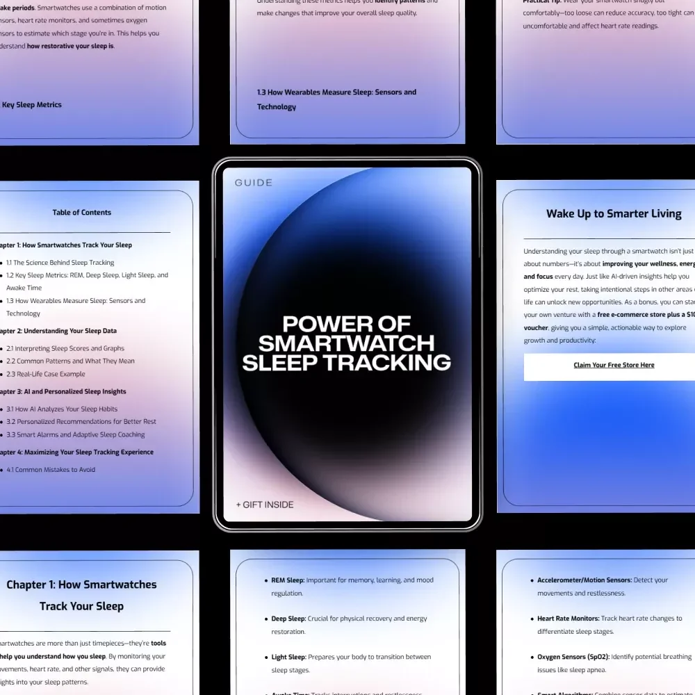 Power of Smartwatch Sleep Tracking – A Practical Guide | smart watch sleep tracking explained for Better Rest & Health