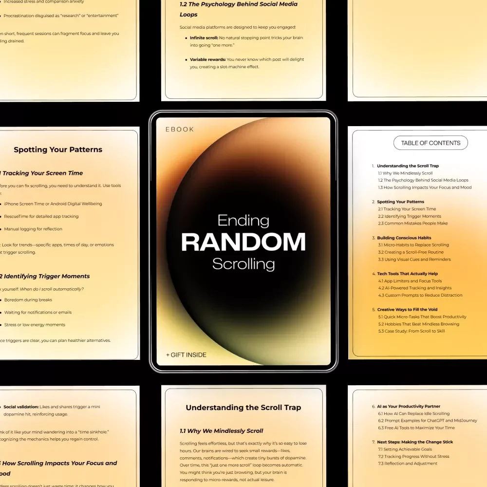 Ending Random Scrolling: A Practical Guide to Regaining Focus and Boosting Productivity