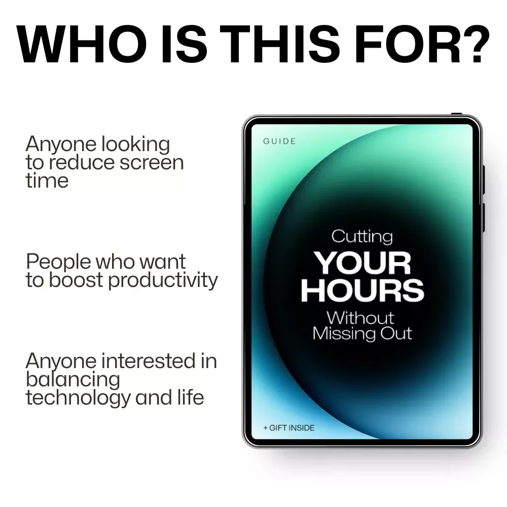 Cutting Your Hours Without Missing Out: A Practical Guide to Reducing Screen Time and Boosting Productivity