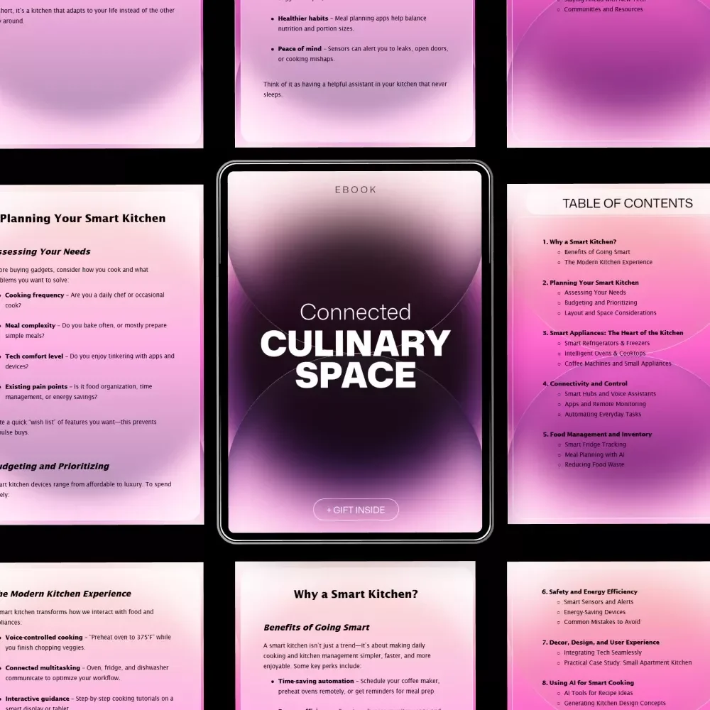 Connected Culinary Space: The Ultimate Guide to Creating Your Smart Kitchen
