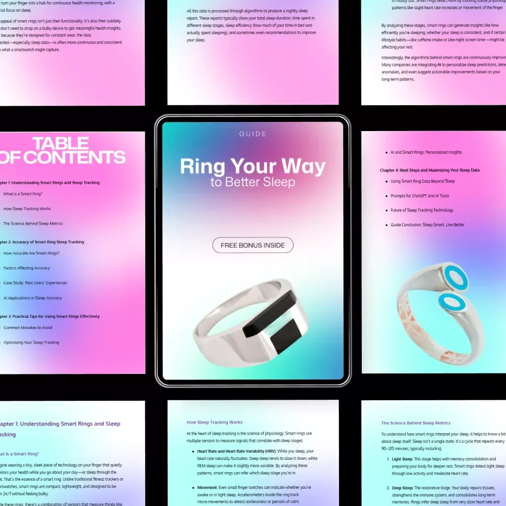 Ring Your Way to Better Sleep: Smart Ring Sleep Tracking Accuracy & Tips eBook Guide