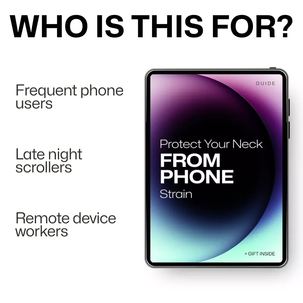 Protect Your Neck from Phone Strain – Practical Digital Guide to Prevent Neck Pain from Phone Use, Posture Habits, Screen Time & Ergonomic Relief