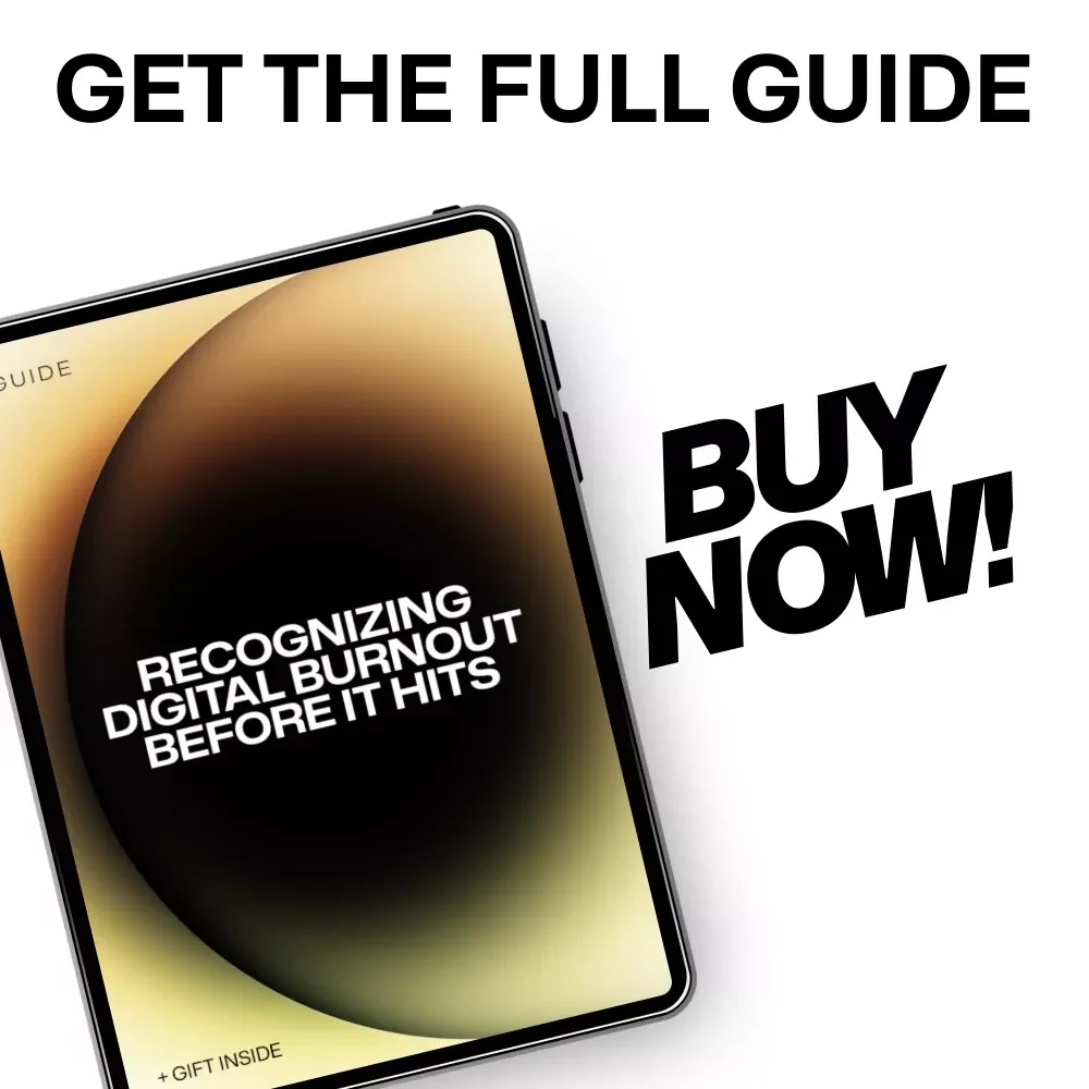 Recognizing Digital Burnout Before It Hits – Practical Guide to digital burnout early signs, Healthy Tech Habits, Screen Fatigue Awareness, Mental Clarity & Sustainable Digital Balance