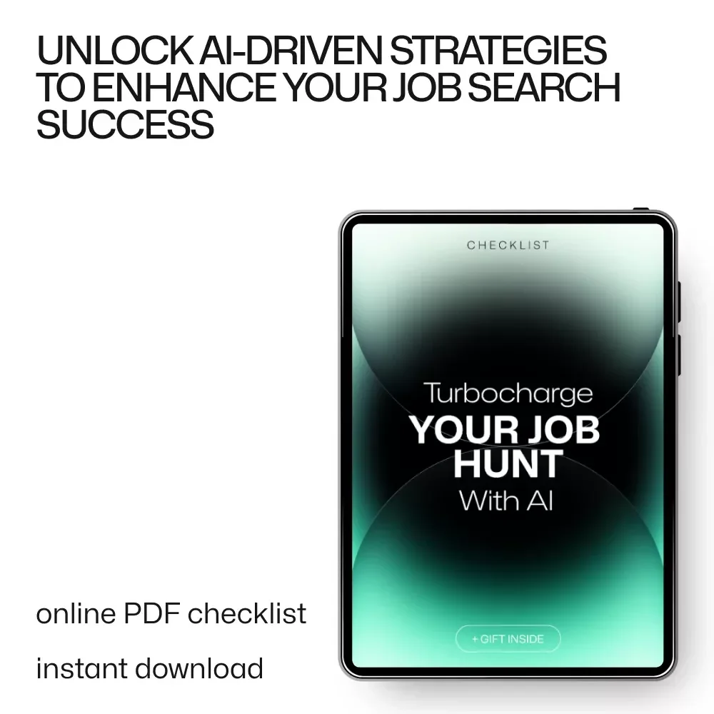 Turbocharge Your Job Hunt with AI: A Comprehensive Checklist for Job Seekers
