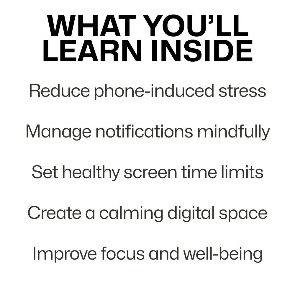 How Your Phone Can Calm You: A Guide to Reducing Digital Stress and Finding Peace Through Your Phone