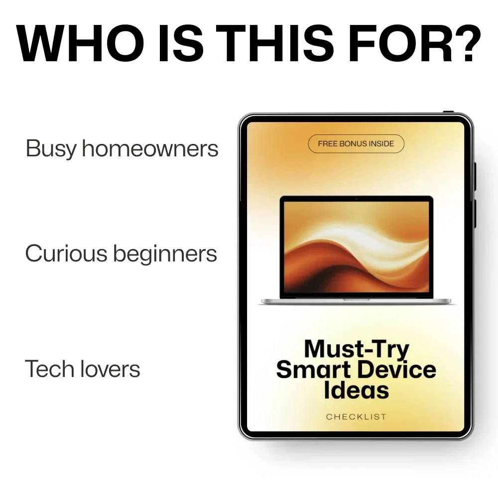 Must-Try Smart Device Ideas Checklist | Smart Home Device Ideas Digital Download for Easy Home Automation