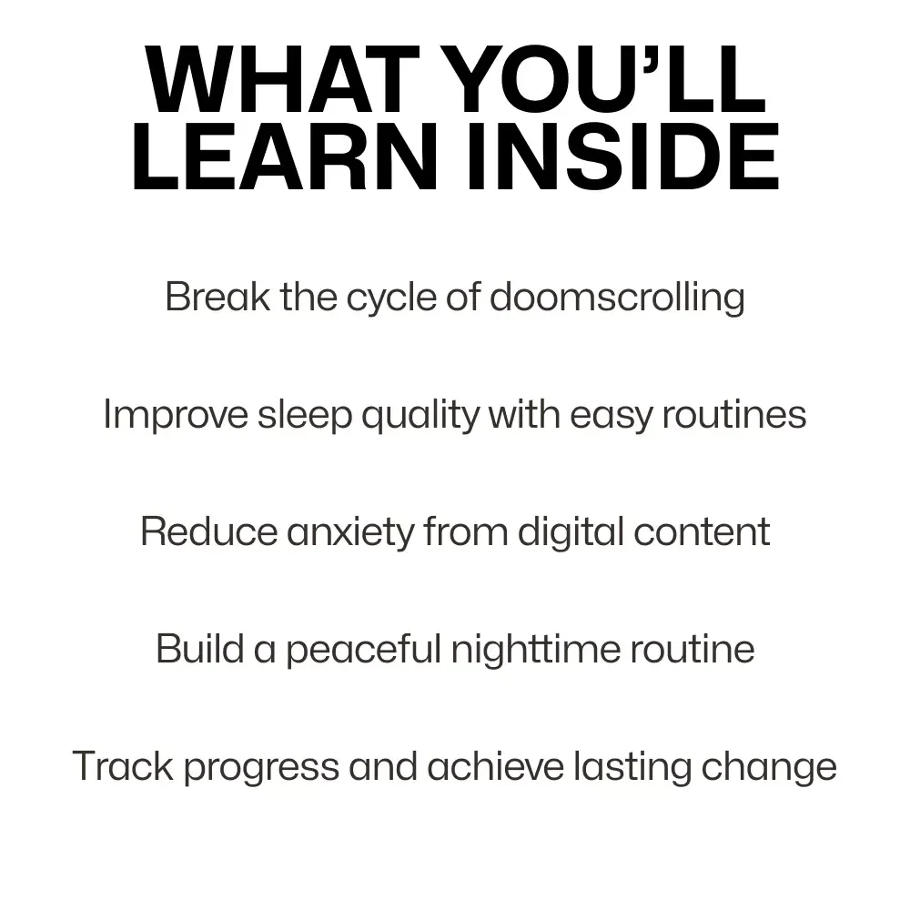 How to Stop Doomscrolling Before Bed - The Ultimate Guide for Better Sleep