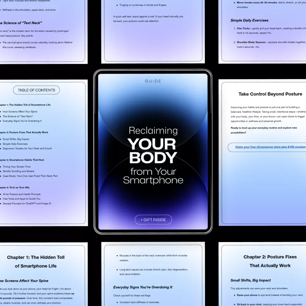 Reclaiming Your Body from Your Smartphone: A Guide to Smartphone Health & Posture Fixes
