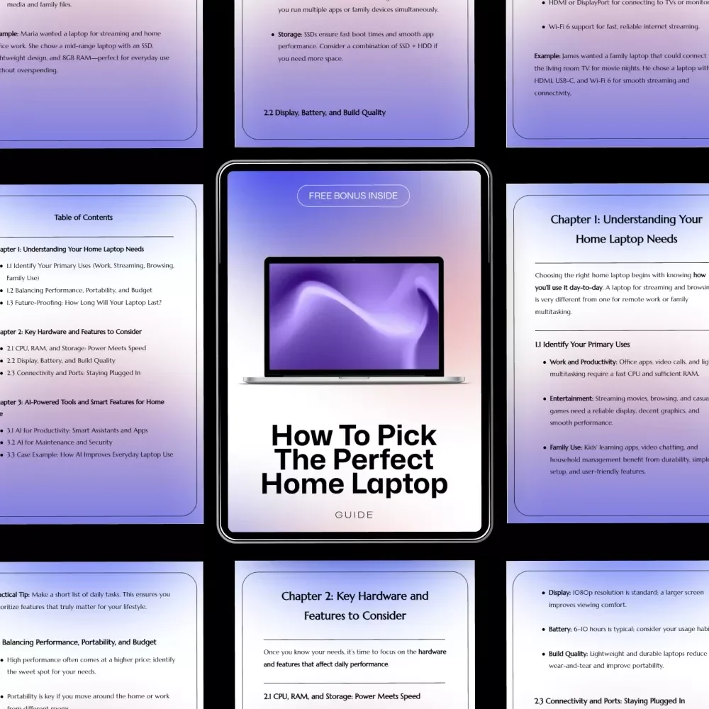 How to Pick the Perfect Home Laptop – A Smart, Simple Guide on how to choose a laptop for home use | Digital Download