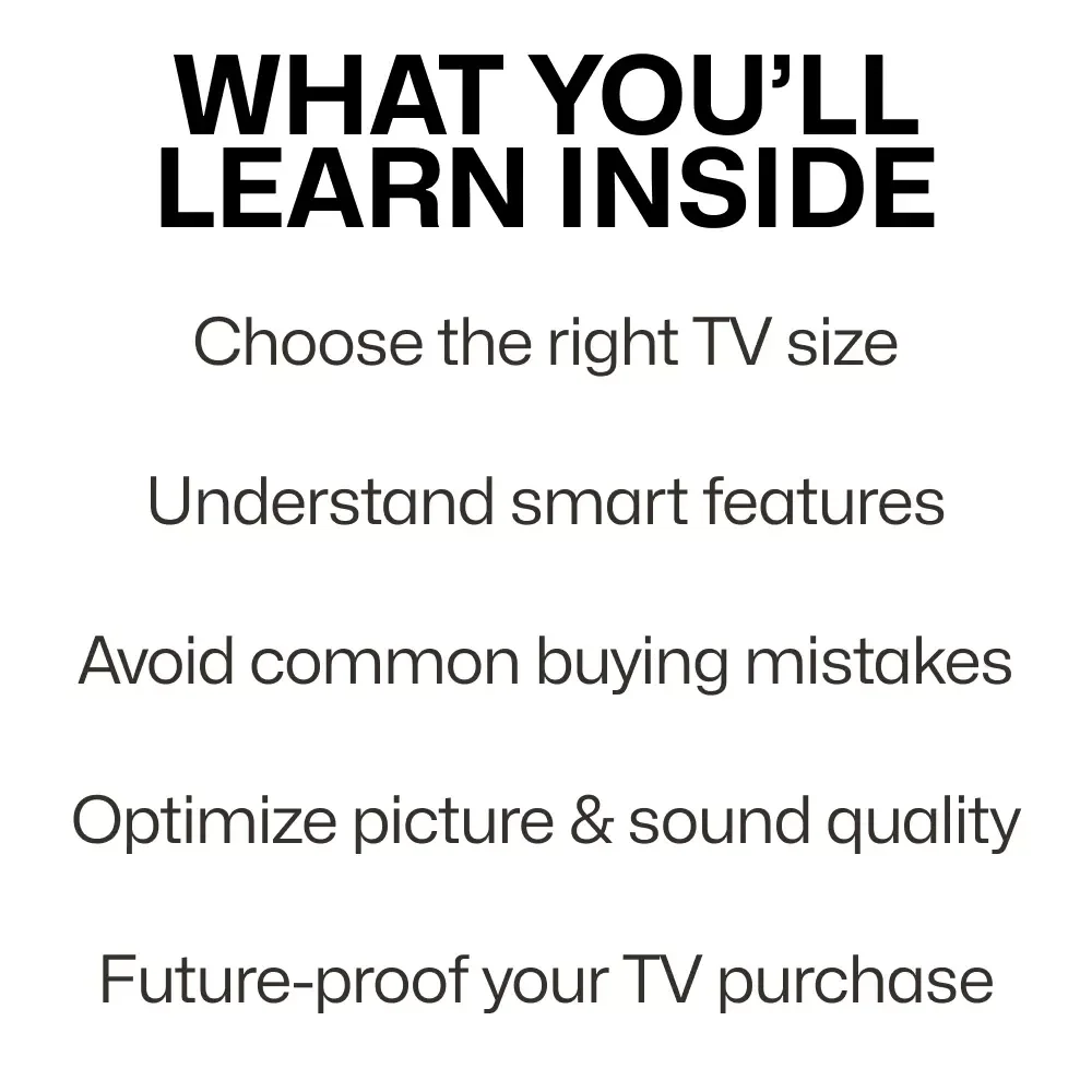 Pick the Perfect Smart TV: Your Ultimate Guide to Choosing the Right Smart TV for Your Home