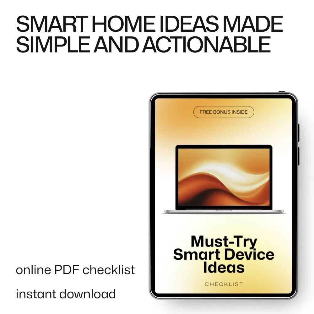 Must-Try Smart Device Ideas Checklist | Smart Home Device Ideas Digital Download for Easy Home Automation
