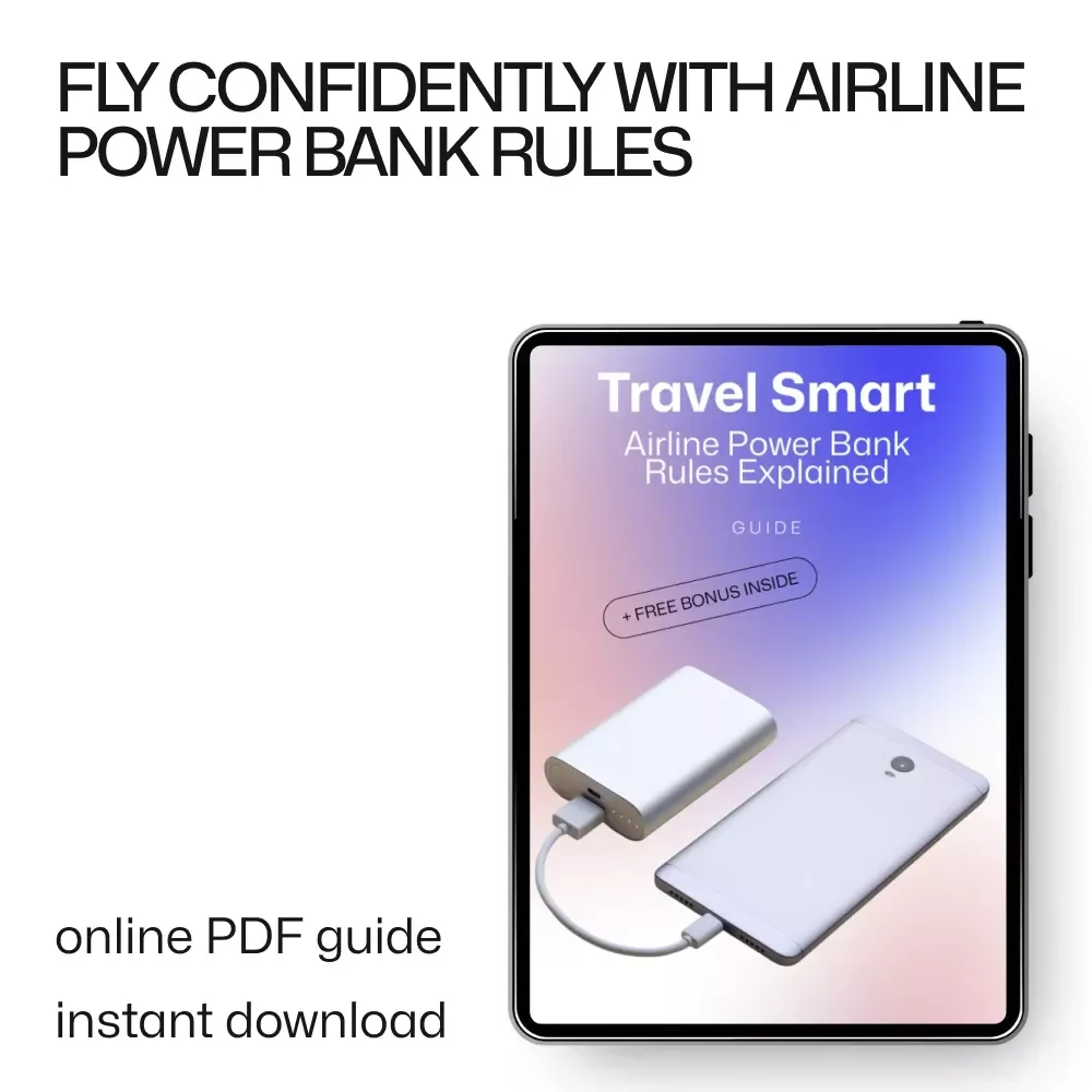 Travel Smart: Airline Power Bank Rules Explained | Ultimate Guide to power bank airline rules for Stress-Free Flying