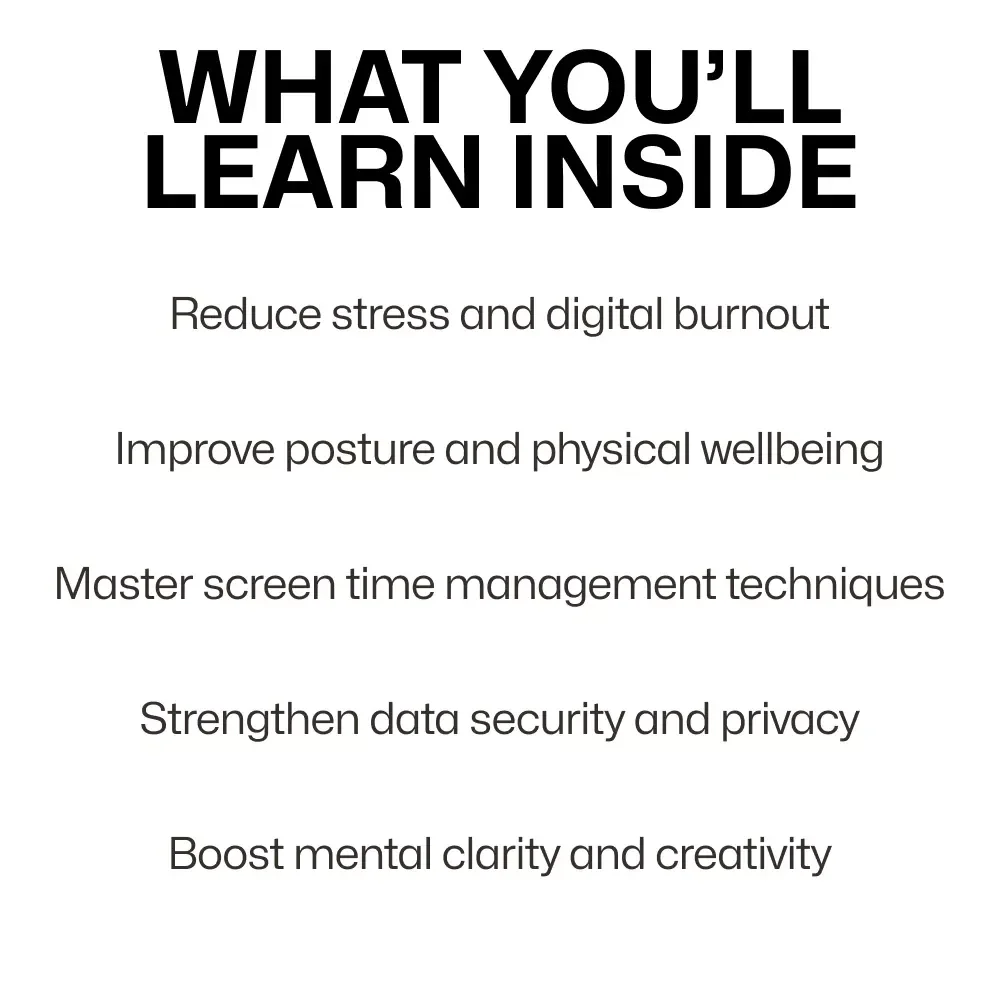Your Weekly Tech Checkup for Mind & Body: Digital Wellness Guide for Your Mind & Body Reset
