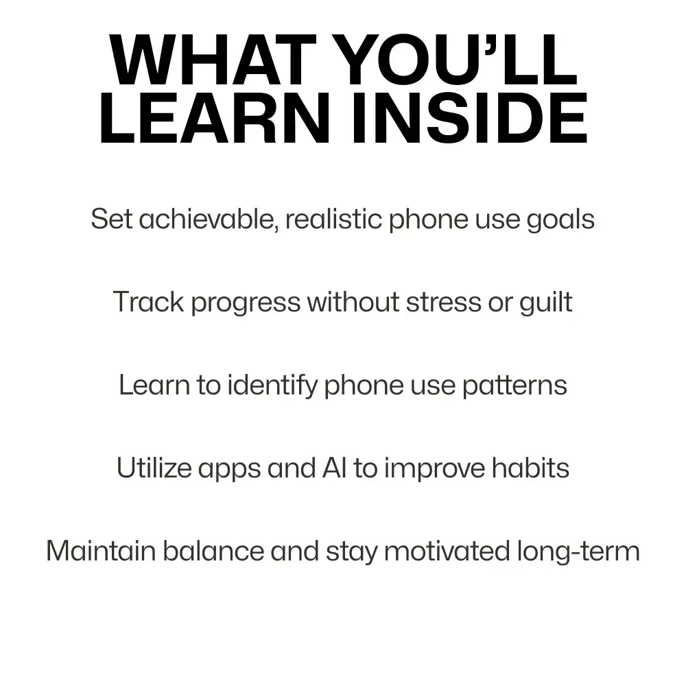 How to Set Goals You Can Actually Stick To: The Ultimate Guide to Setting Realistic Phone Use Goals