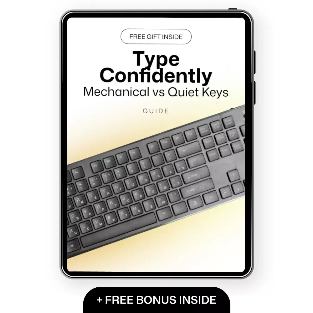 Type Confidently: Mechanical vs Quiet Keys – Ultimate Guide to Keyboard Mechanical vs Quiet Keys for Typing, Productivity, and Custom Setup