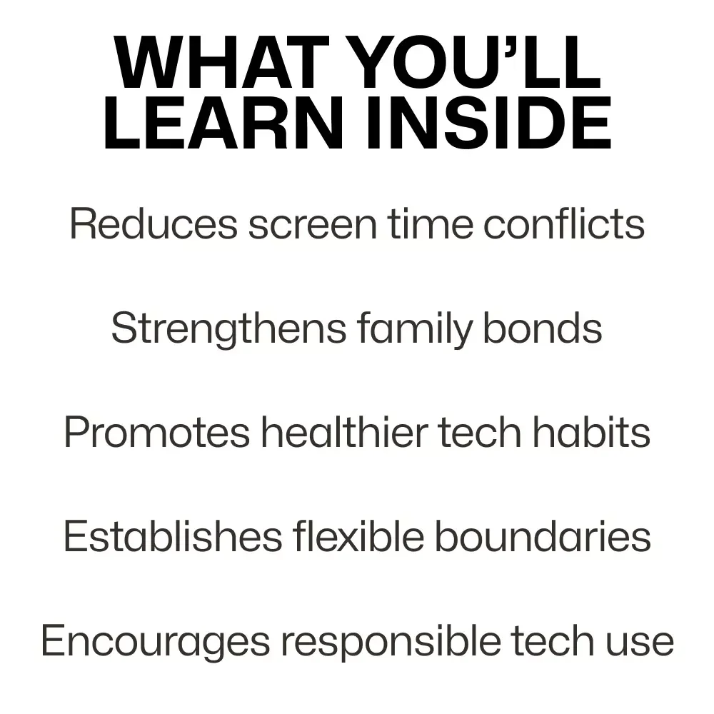 Family Tech Rules That Actually Work: A Practical Guide to Managing Screen Time & Tech Use in the Modern Family