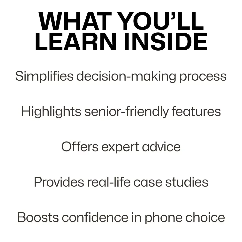 Choosing the Perfect Phone for Seniors: Your Complete Guide to Selecting the Ideal Device