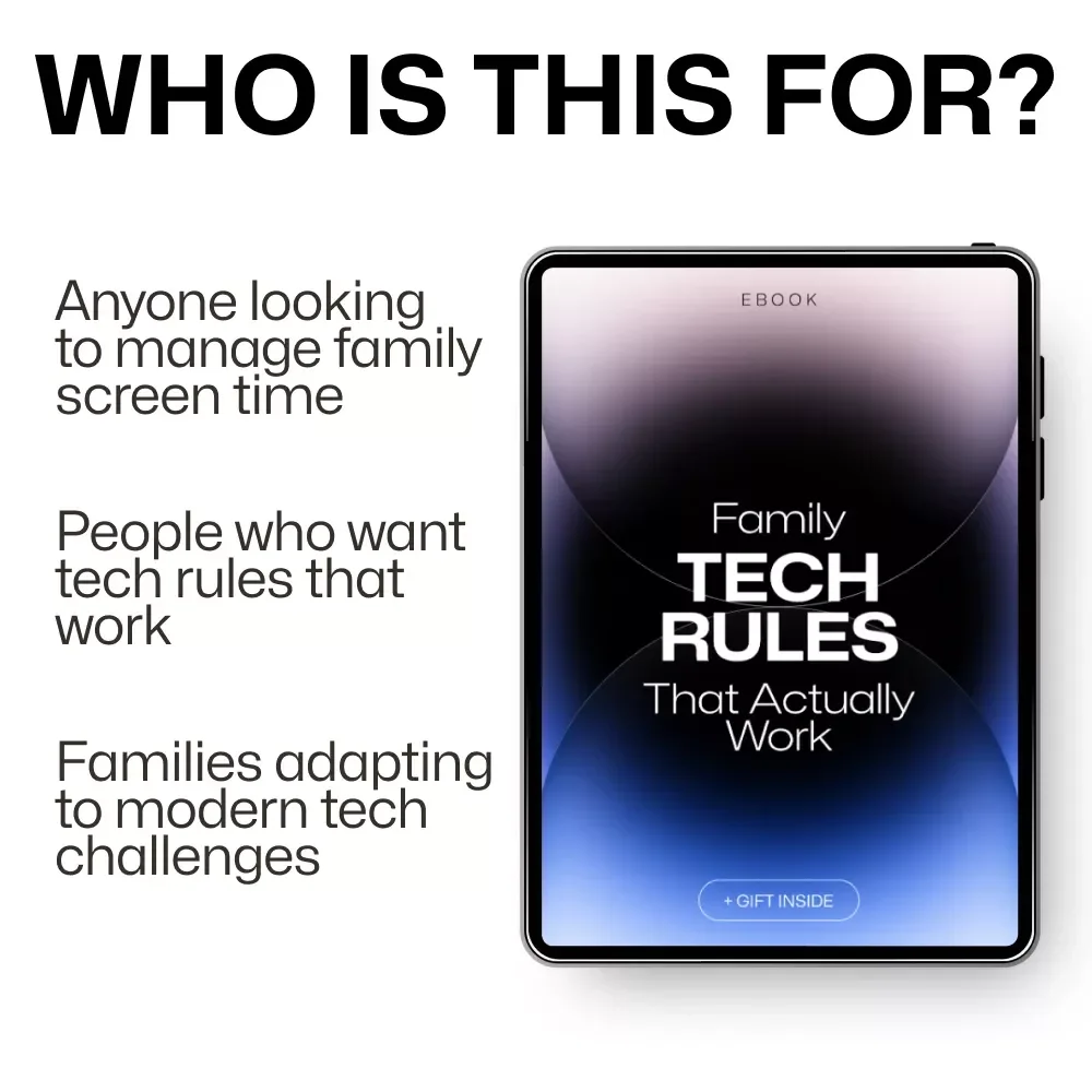 Family Tech Rules That Actually Work: A Practical Guide to Managing Screen Time & Tech Use in the Modern Family