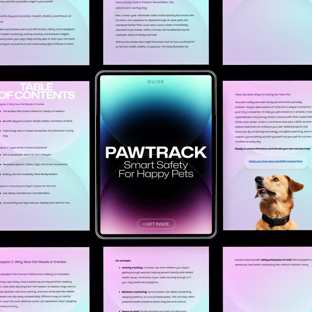 PawTrack: Smart Safety for Happy Pets – The Ultimate Guide to Choosing the Best Pet Tracker