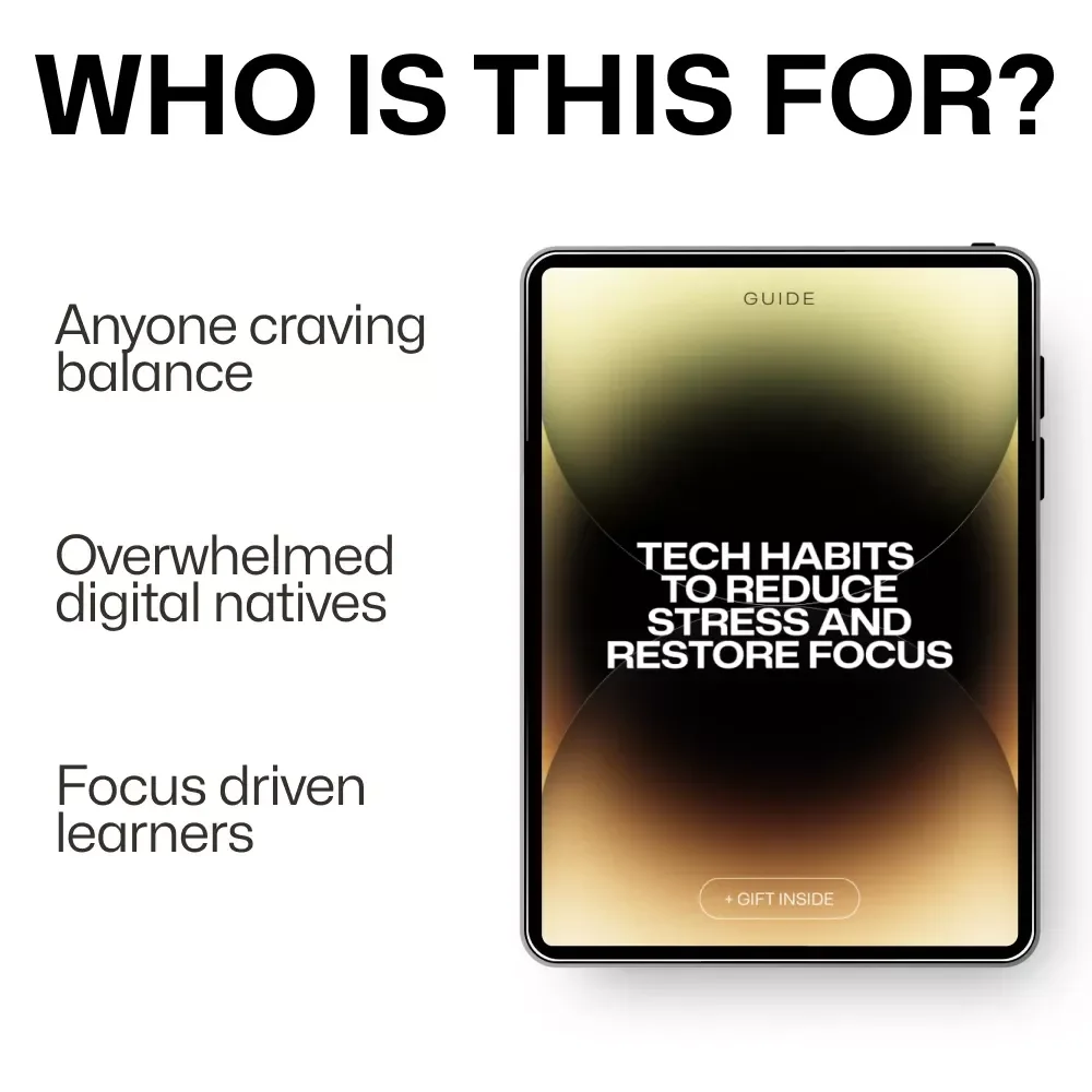 Tech Habits to Reduce Stress and Restore Focus – Practical Guide for Tech Stress Reduction Habits, Digital Balance, and Calmer Screen Time