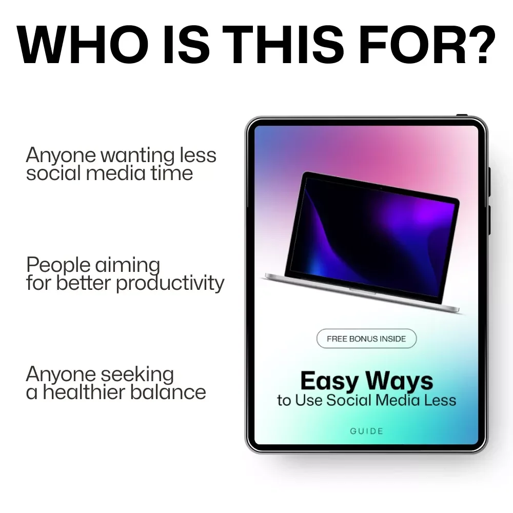 Easy Ways to Use Social Media Less: A Simple Guide to Limit Social Media Without Deleting Apps