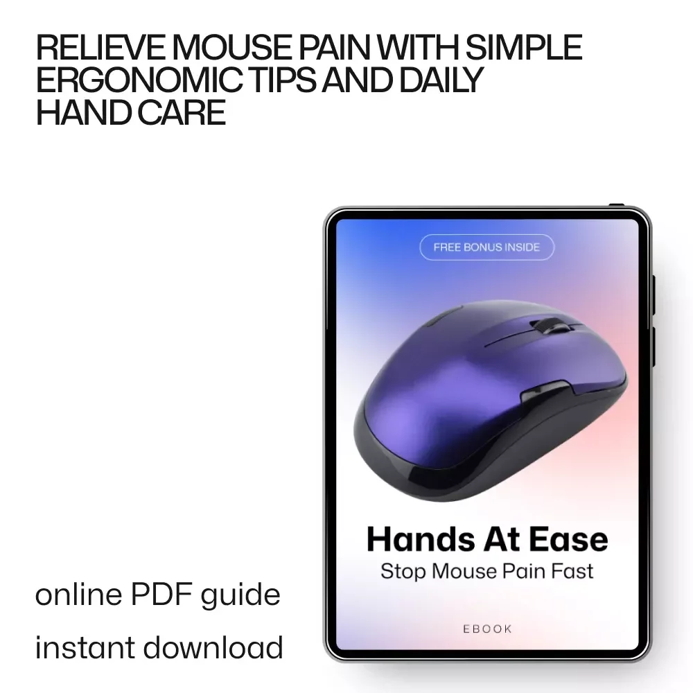 Hands at Ease: Stop Mouse Pain Fast | Practical eBook for Mouse Hand Strain Reduction, Ergonomic Setup, Pain Relief & Long-Term Comfort