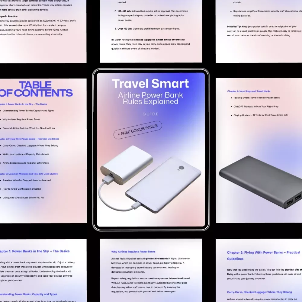 Travel Smart: Airline Power Bank Rules Explained | Ultimate Guide to power bank airline rules for Stress-Free Flying