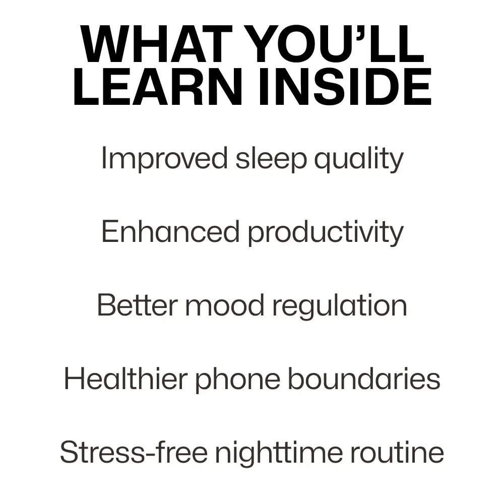 Your Phone Habits at Night: The Ultimate Guide to Better Sleep, Focus, and Productivity