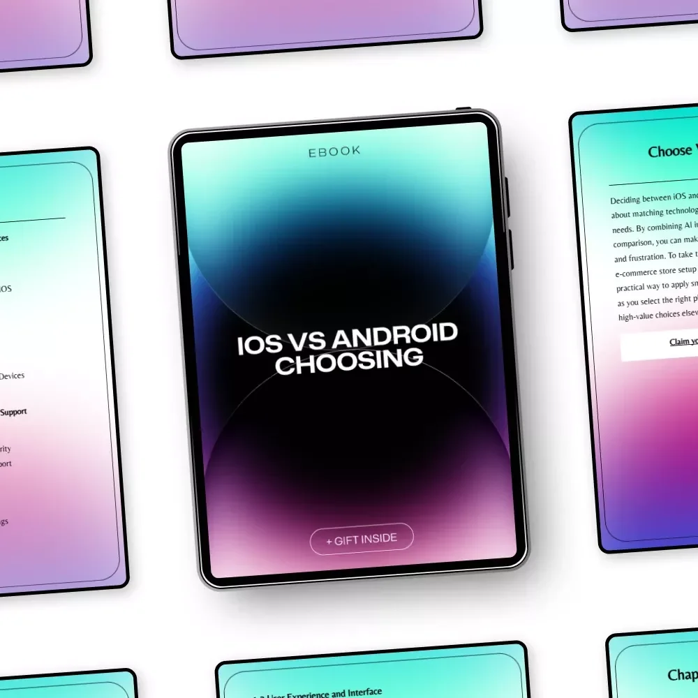 iOS vs Android Choosing | Smart Phone Comparison Guide Ebook | ios vs android Decision Checklist for Buyers