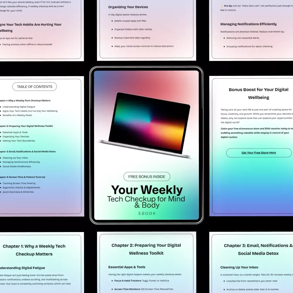 Your Weekly Tech Checkup for Mind & Body: Digital Wellness Guide for Your Mind & Body Reset