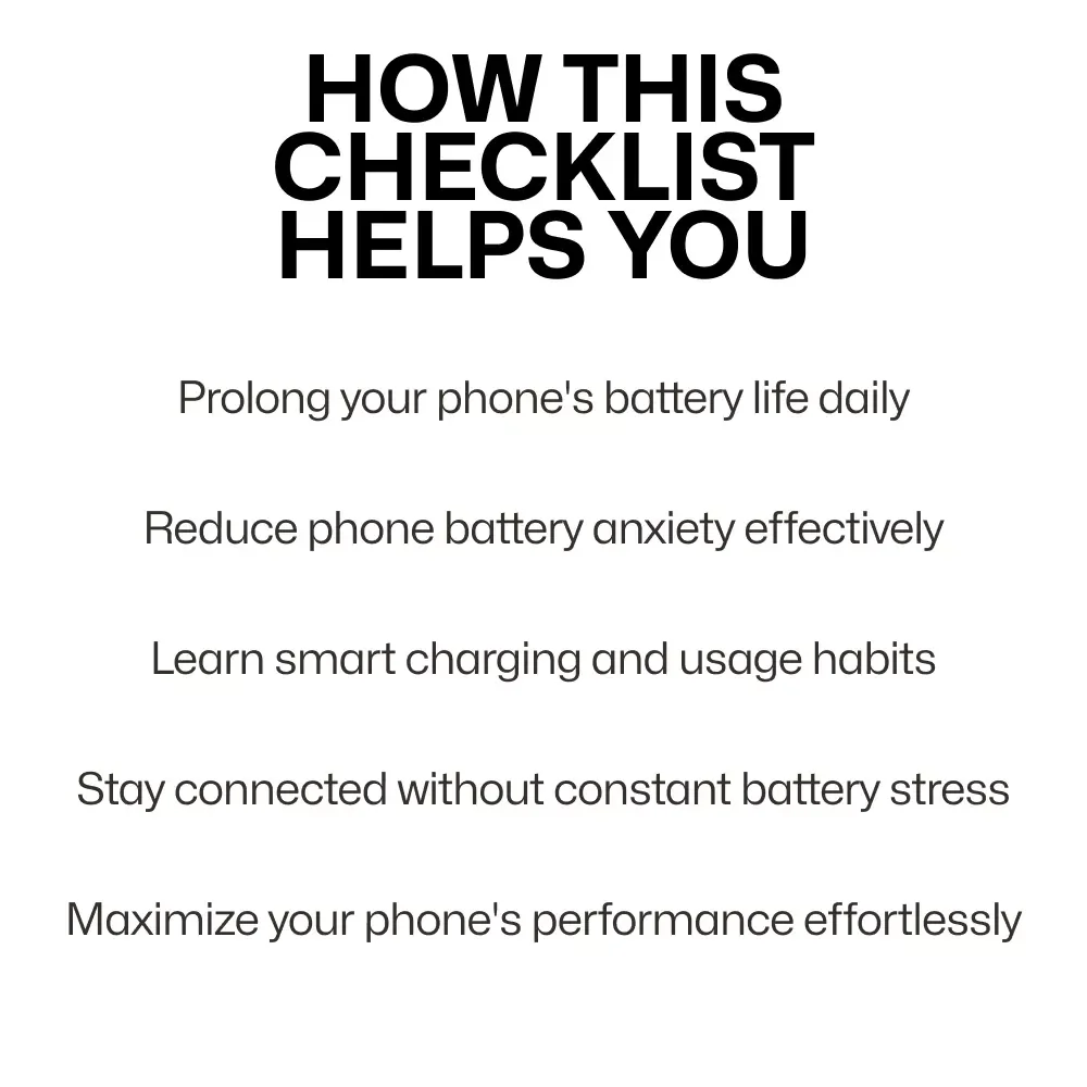 Your Checklist to Crush Phone Battery Anxiety – Ultimate Guide for Managing Phone Battery Anxiety
