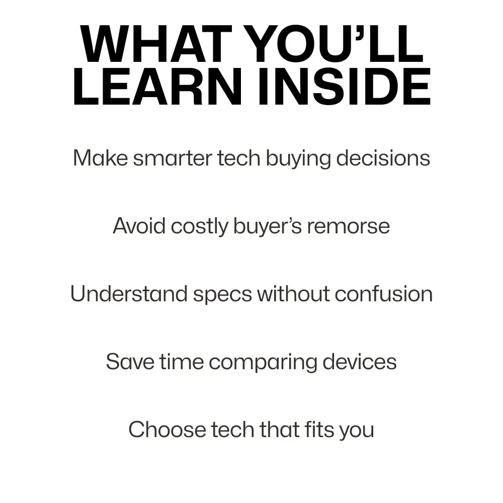 Compare Tech Features Easily | Smart Buying Guide eBook – The Best Way to Compare Tech Features Easily for Confident Decisions