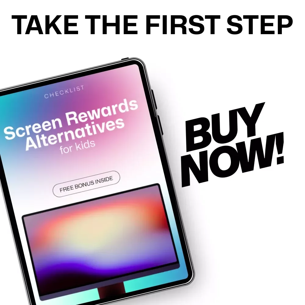 Screen Rewards Alternatives for Kids Checklist - Fun Screen-Free Reward Ideas for Kids