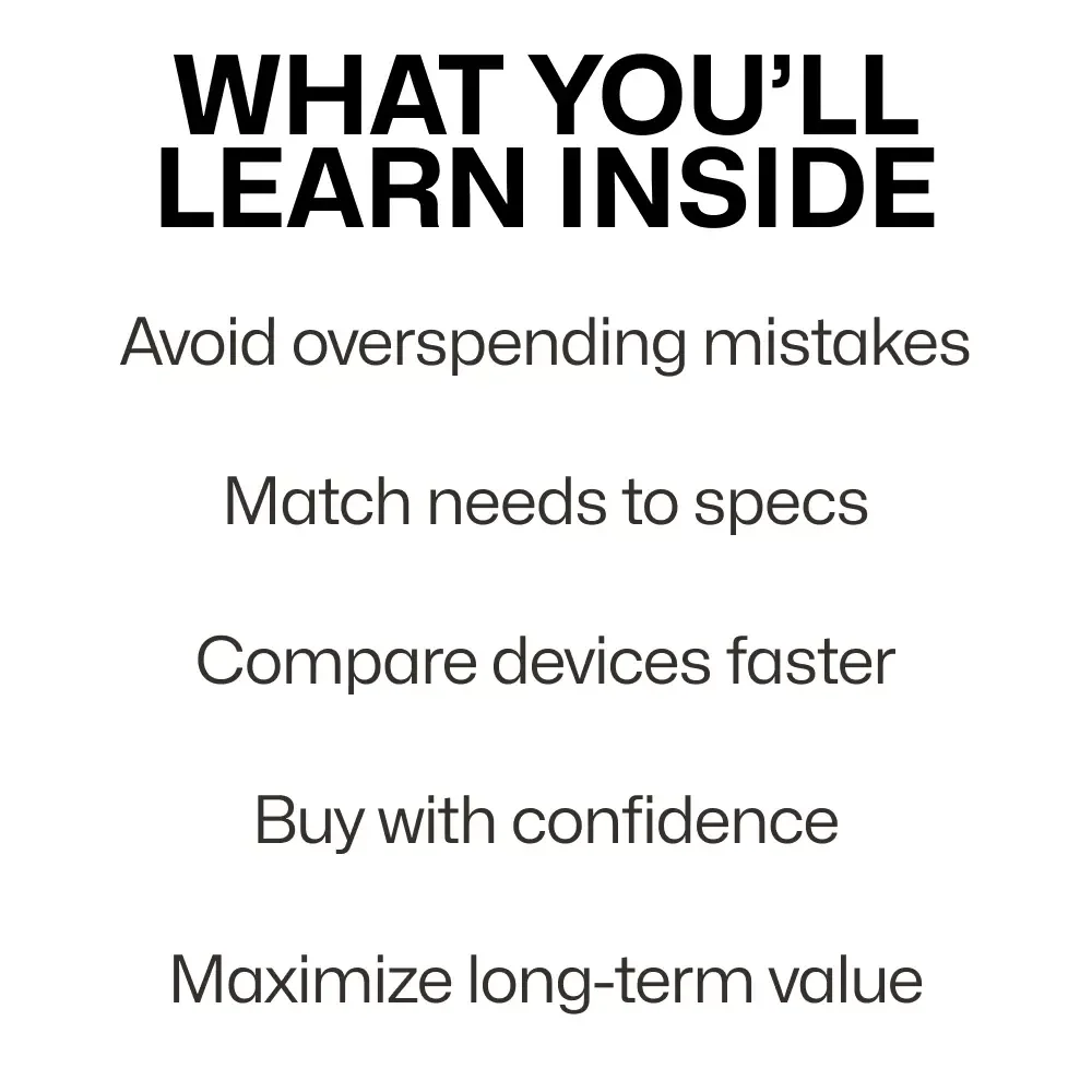 How to Balance Price and Quality When Buying Devices – Smart Tech Buying Guide eBook for Confident, Budget-Savvy Decisions