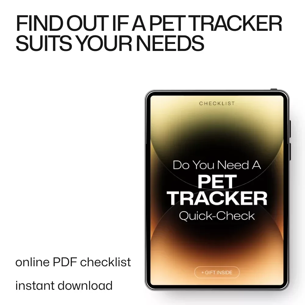 Do You Need a Pet Tracker? Quick-Check Checklist