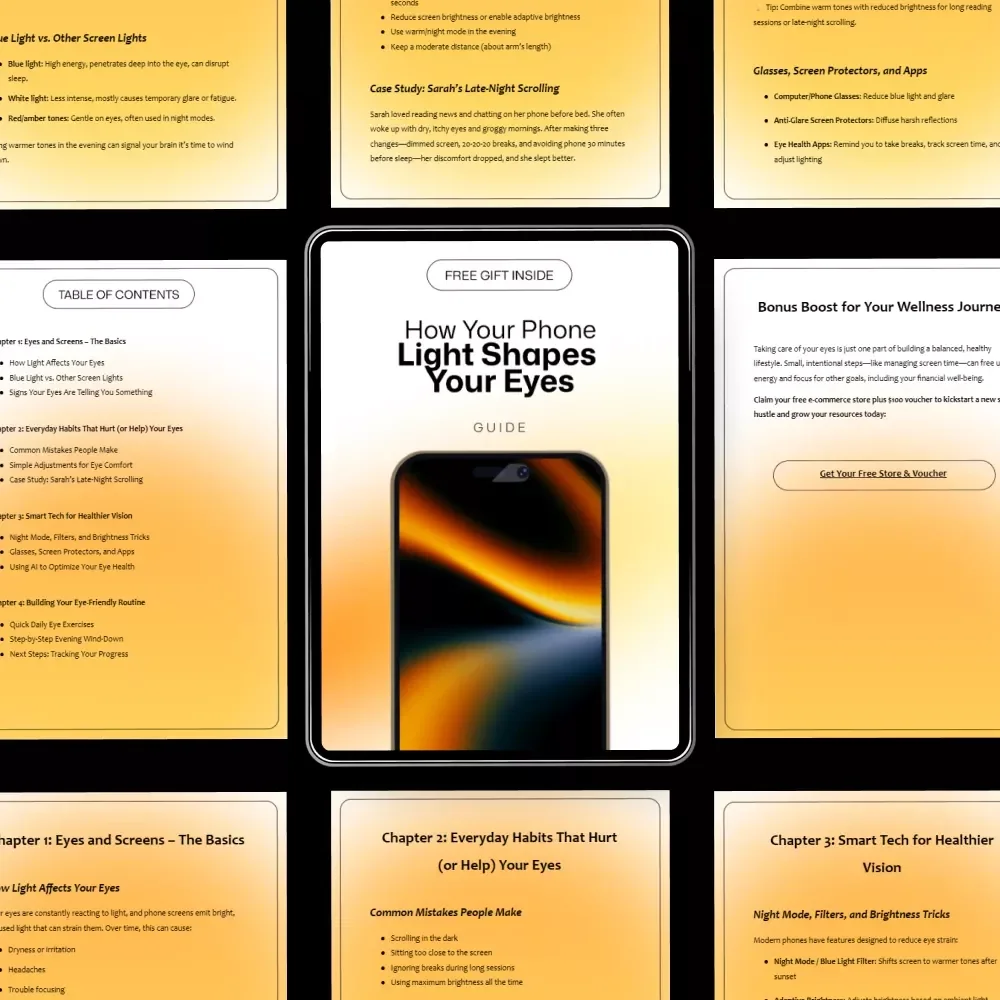 How Your Phone Light Shapes Your Eyes: A Guide to Phone Light Sensitivity and Eye Health