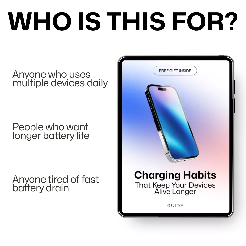 Charging Habits That Keep Your Devices Alive Longer | Smart Guide to charging habits that extend battery life for Phones, Laptops & Tablets
