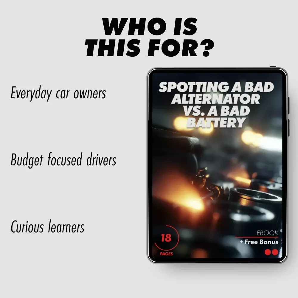 Spotting a Bad Alternator vs. a Bad Battery – Practical Car Troubleshooting eBook | Signs of a Bad Alternator vs a Bad Battery Explained