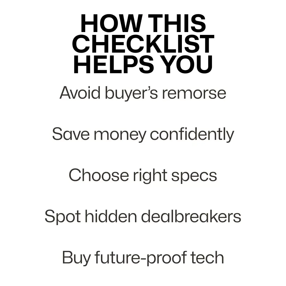 Used Tech Buying Checklist – Smart Second-Hand Tech Purchase Guide | used tech buying checklist