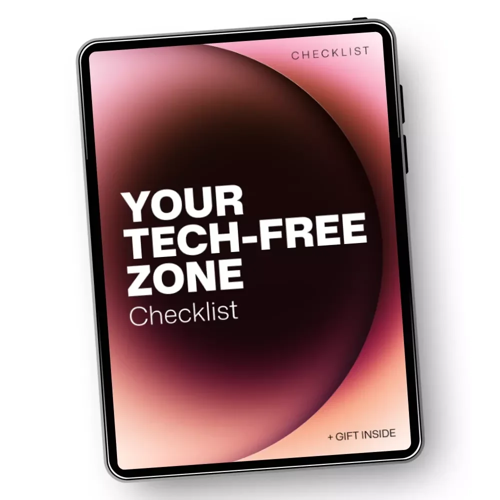 Your Tech-Free Zone Checklist | Simple Tech Free Zones at Home Ideas for Mindful Living & Screen-Free Spaces