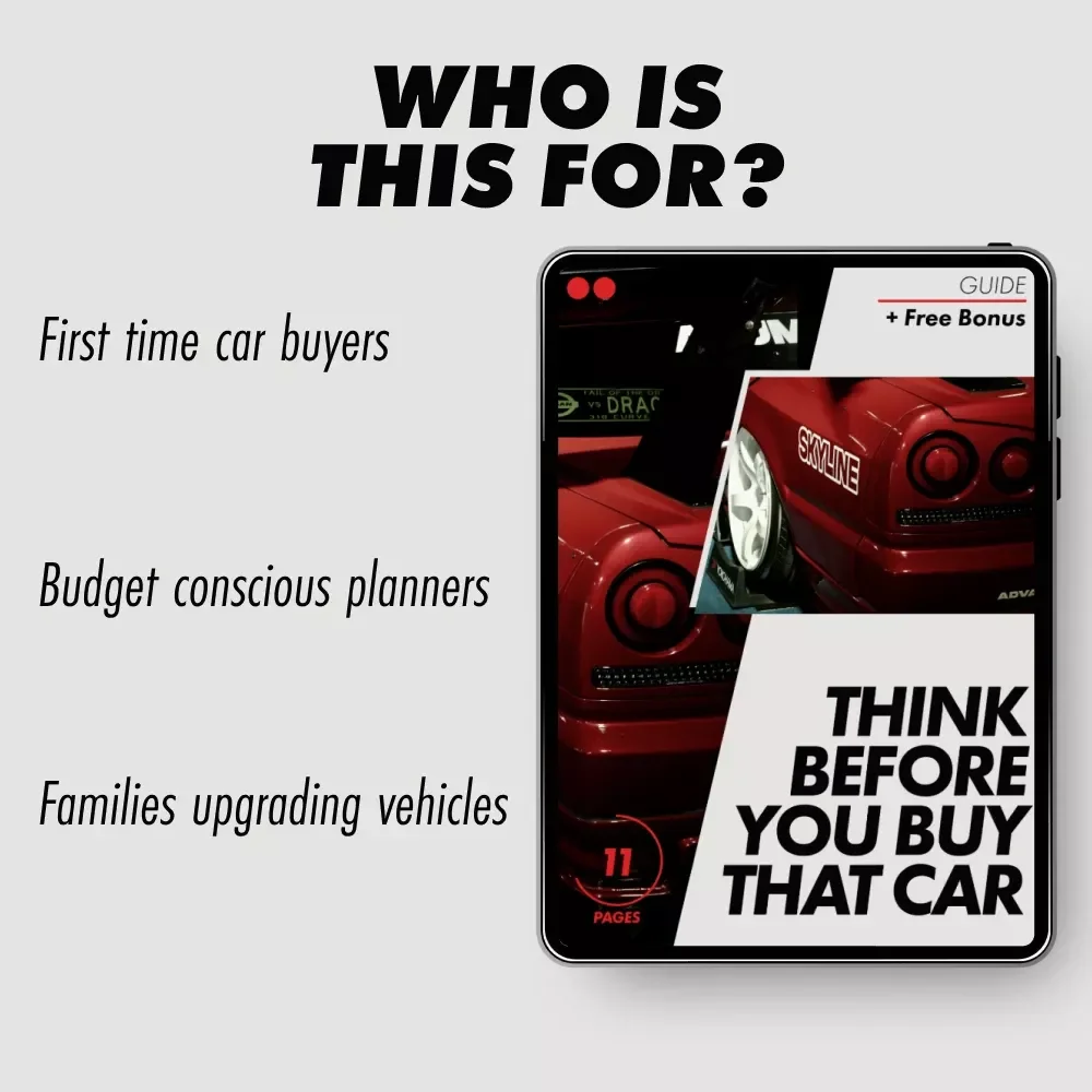 Think Before You Buy That Car – Smart Guide with questions to ask yourself before buying a car | Practical Car Buying Checklist & Decision Planner